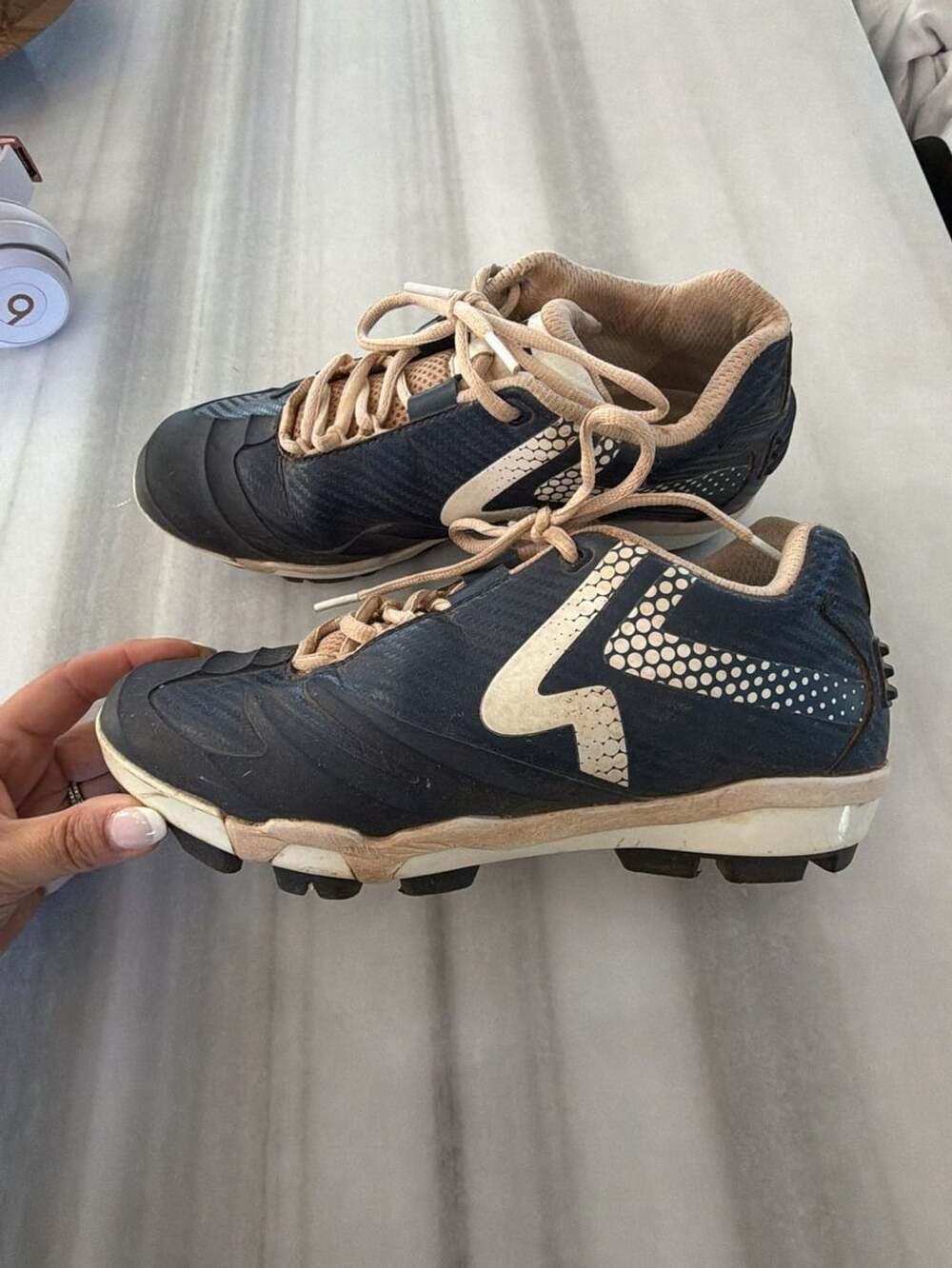 Ringor Rip It Women's Softball Shoes Navy Size 8.5